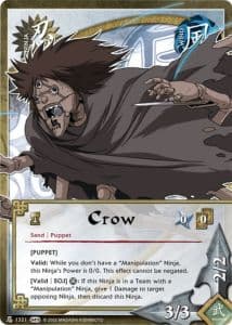 Crow N-1252 Naruto trading card