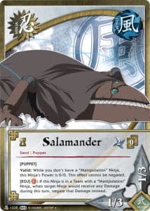 Salamander N-1256 Naruto trading card