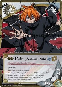 Pain (Animal Path) N-1263 Naruto trading card