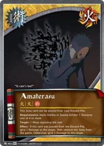 Amaterasu J-879 Naruto trading card