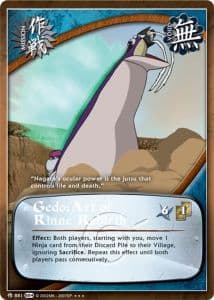Gedo: Art of Rinne Rebirth M-820 Naruto trading card