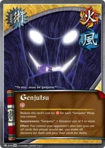 Genjutsu J-906 Naruto trading card