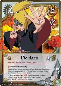 Deidara card artwork