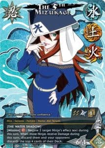 The 5th Mizukage N-1379 Naruto trading card