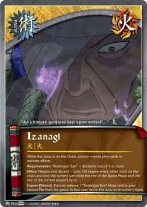 Izanagi J-930 Naruto trading card