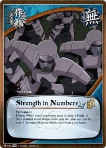 Strength in Numbers M-880 Naruto trading card