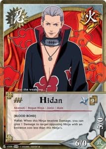 Hidan N-1417 Naruto trading card