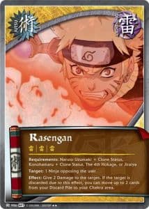 Rasengan J-965 Naruto trading card