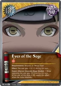 Eyes of the Sage J-978 Naruto trading card