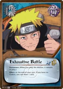 Exhaustive Battle M-913 Naruto trading card