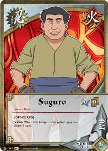 Suguro N-1475 Naruto trading card