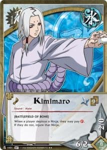Kimimaro N-1509 Naruto trading card