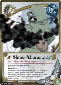 Shino Aburame N-1517 Naruto trading card
