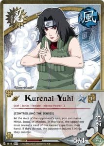 Kurenai Yuhi N-1523 Naruto trading card