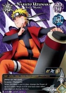 Naruto Uzumaki (Sage Mode) N-1526 Naruto trading card