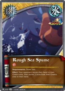 Rough Sea Spume J-996 Naruto trading card