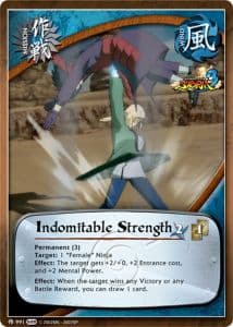 Indomitable Strength M-930 Naruto trading card