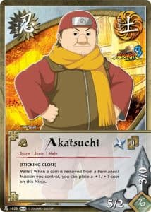 Akatsuchi N-1536 Naruto trading card