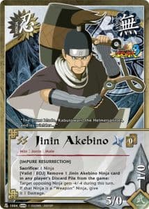 Jinin Akebino N-1572 Naruto trading card
