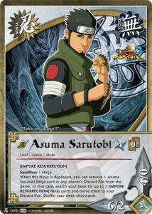 Asuma Sarutobi card artwork
