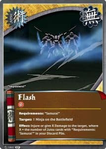Flash J-1013 Naruto trading card