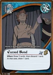 Cursed Bond M-942 Naruto trading card