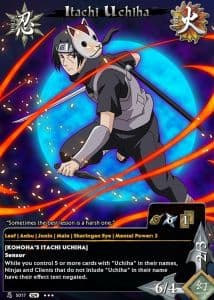 Itachi Uchiha N-1611 Naruto trading card
