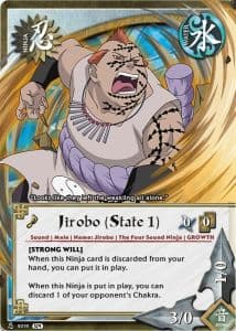 Jirobo (State 1) N-1613 Naruto trading card