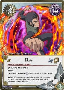 Rou N-1639 Naruto trading card