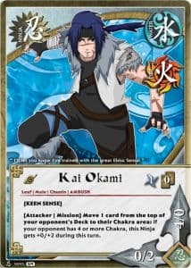 Kai Okami N-1650 Naruto trading card