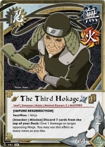 The 3rd Hokage N-1657 Naruto trading card