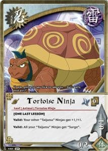 Tortoise Ninja N-1663 Naruto trading card