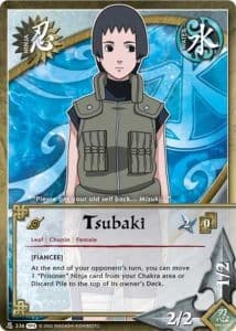 Tsubaki N-1672 Naruto trading card
