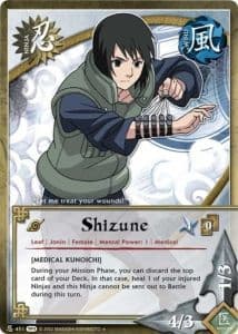 Shizune N-1676 Naruto trading card