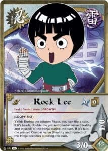 Rock Lee N-1679 Naruto trading card