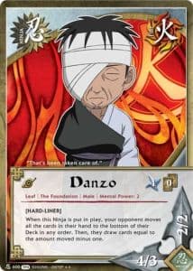 Danzo N-1681 Naruto trading card