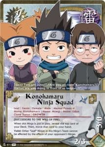 Konohamaru Ninja Squad N-1692 Naruto trading card