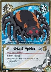 Giant Spider N-1694 Naruto trading card