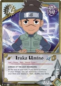 Iruka Umino N-1702 Naruto trading card