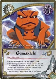 Gamakichi N-1708 Naruto trading card