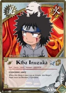 Kiba Inuzuka N-1719 Naruto trading card