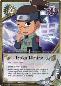 Iruka Umino N-1723 Naruto trading card