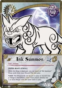 Ink Summon N-1726 Naruto trading card