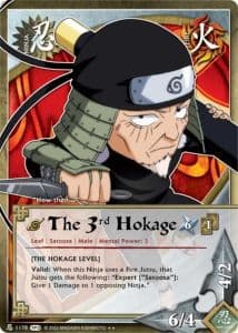 The 3rd Hokage N-1767 Naruto trading card