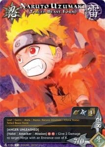 Naruto Uzumaki (Tailed Beast Form) N-1773 Naruto trading card