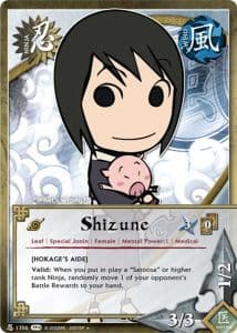 Shizune N-1816 Naruto trading card