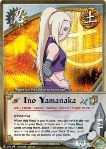 Ino Yamanaka N-1824 Naruto trading card