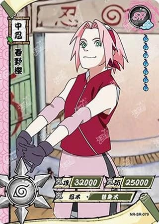 Sakura Haruno NR-SR-079 Naruto trading card