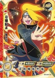 Deidara NR-SSR-102 Naruto trading card