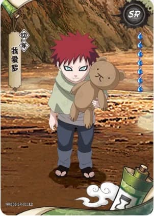 Gaara NRB08-SR-011 Naruto trading card